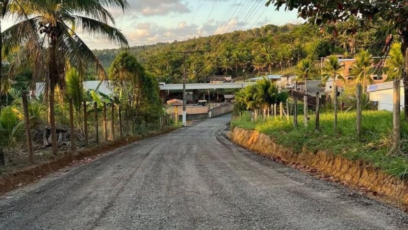 Obras de asfaltamento são retomadas em Valença