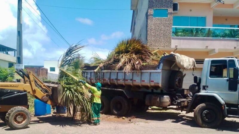 Mutirão remove 30 toneladas de lixo do distrito de Guaibim em Valença