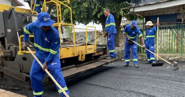 Obras de asfaltamento avançam em Valença e contemplam a Urbis