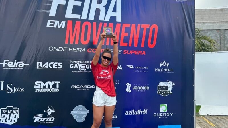 Valenciana Duda Dias é campeã baiana da categoria Sub-19 nos 10 km em Feira de Santana