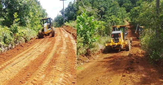 Seis frentes de trabalho avançam na recuperação das estradas vicinais de Valença